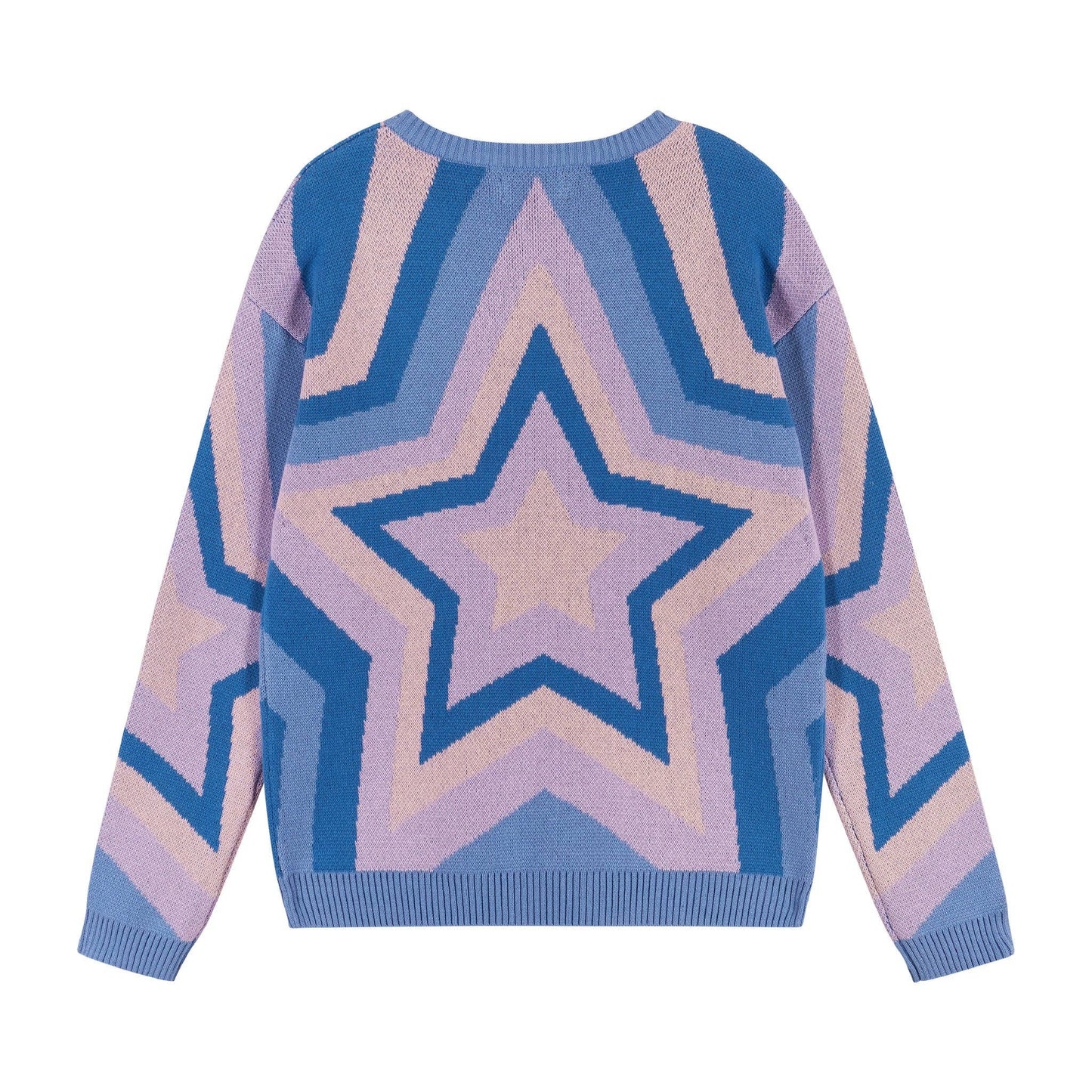 Star Stripe Sweater (Size 7 - 16 Years) | Purple
