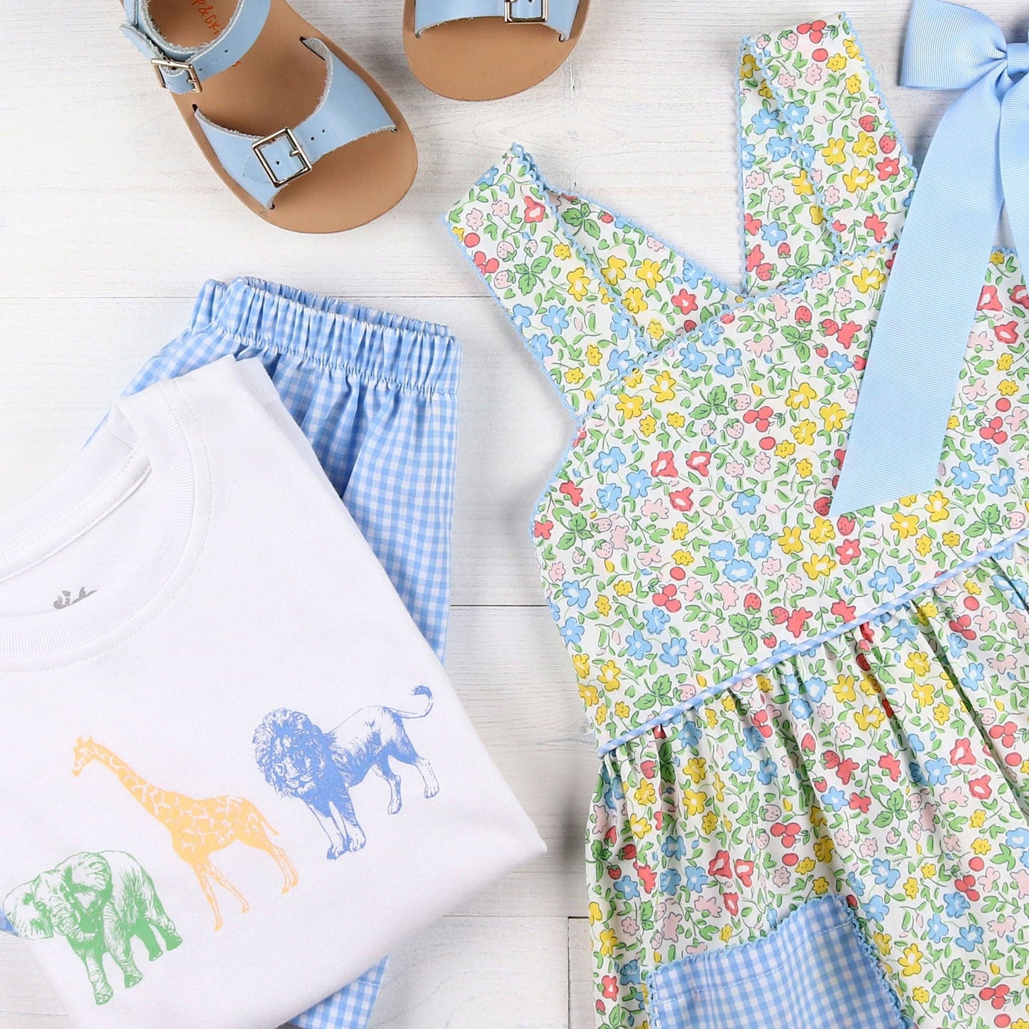 Sunny Floral Bow Back Dress