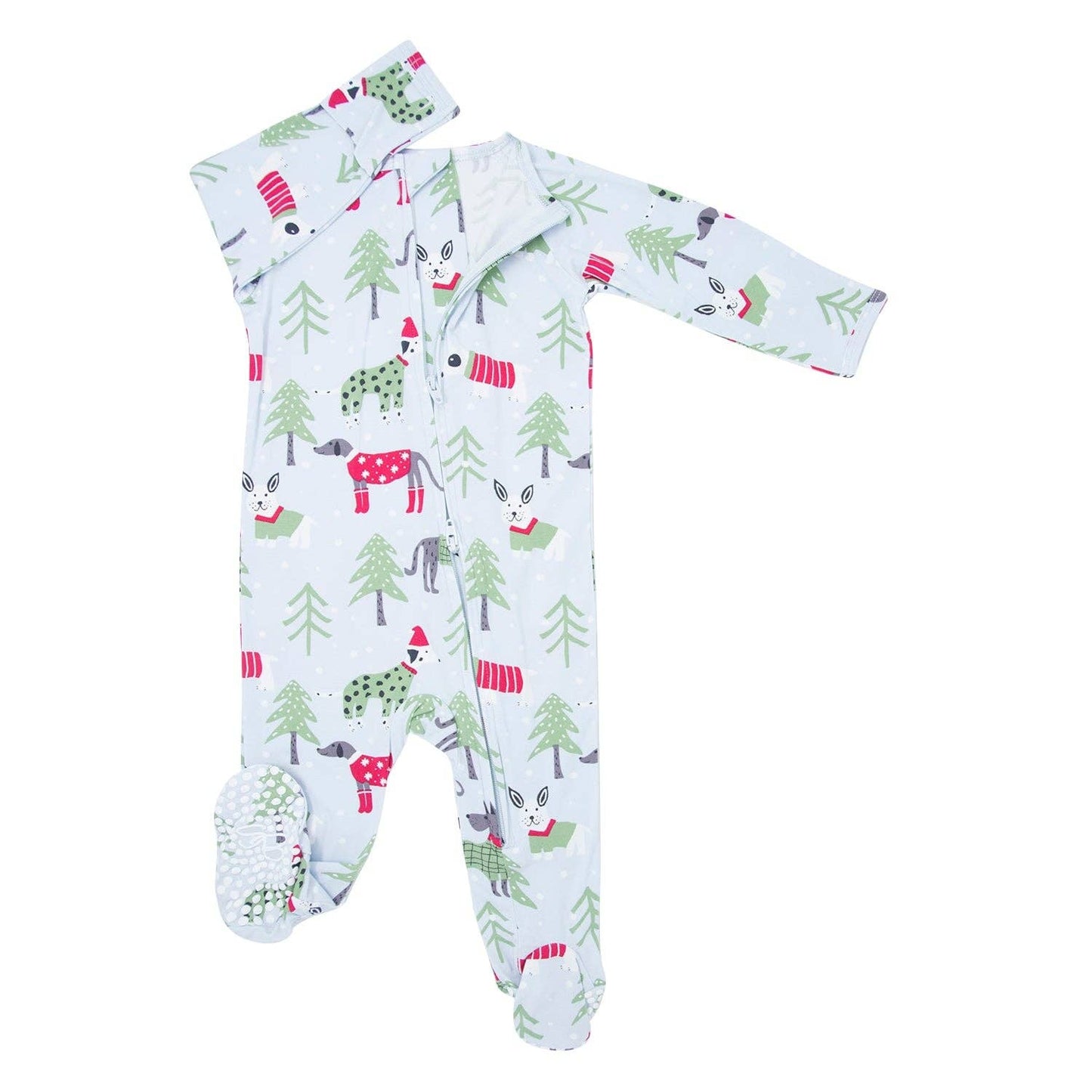 Zipper Footie - Cozy Pups