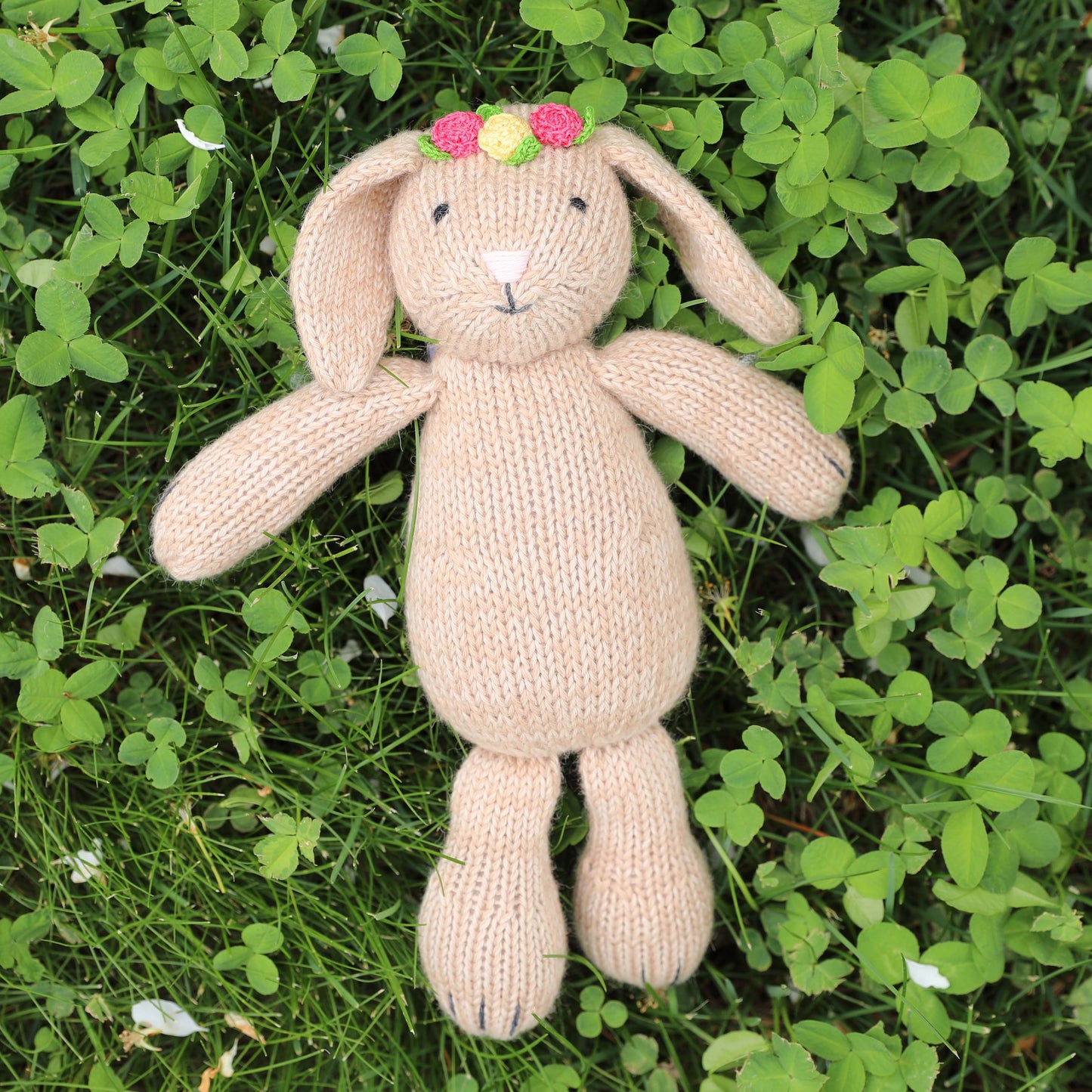 Bunny with Flowers
