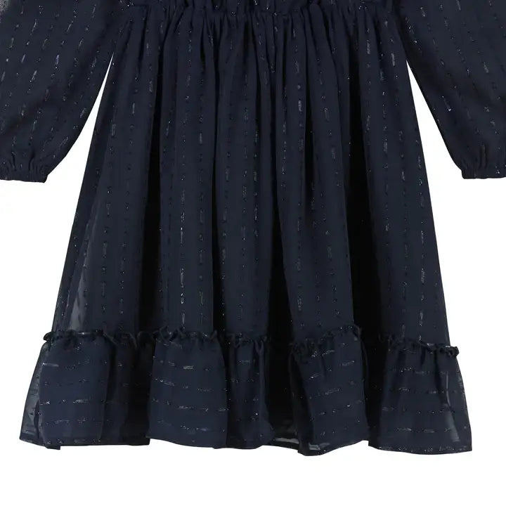 Starry Elegance Lurex Dress- Tween!