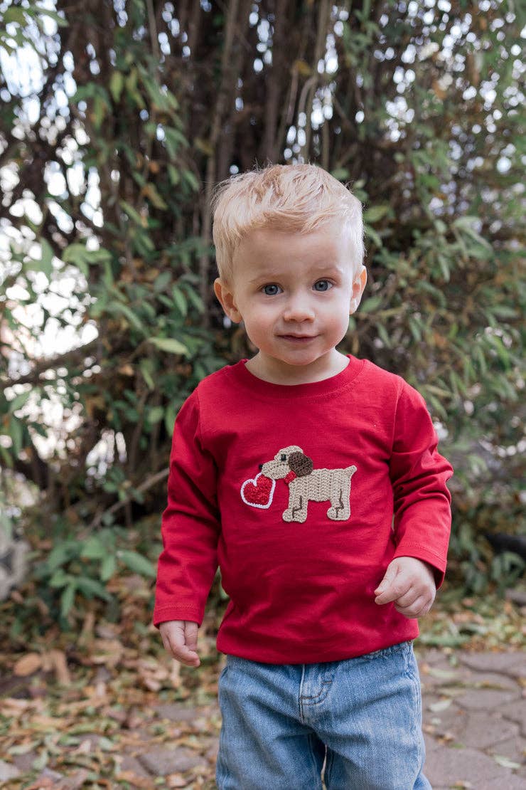 Valentine Puppy Tee