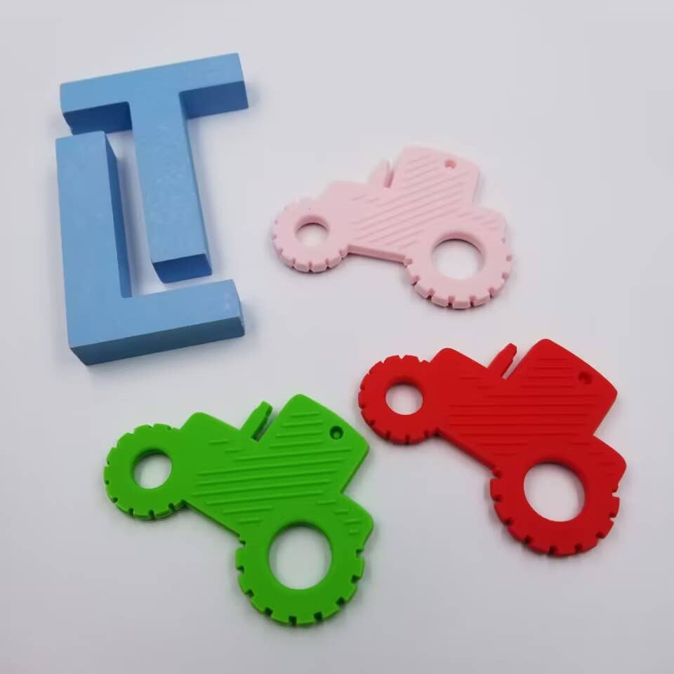 Silicone Tractor Teething Toy