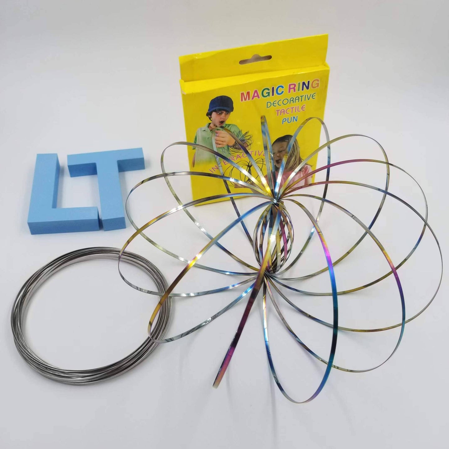 Rainbow Arm Spinning Toy Magic Ring