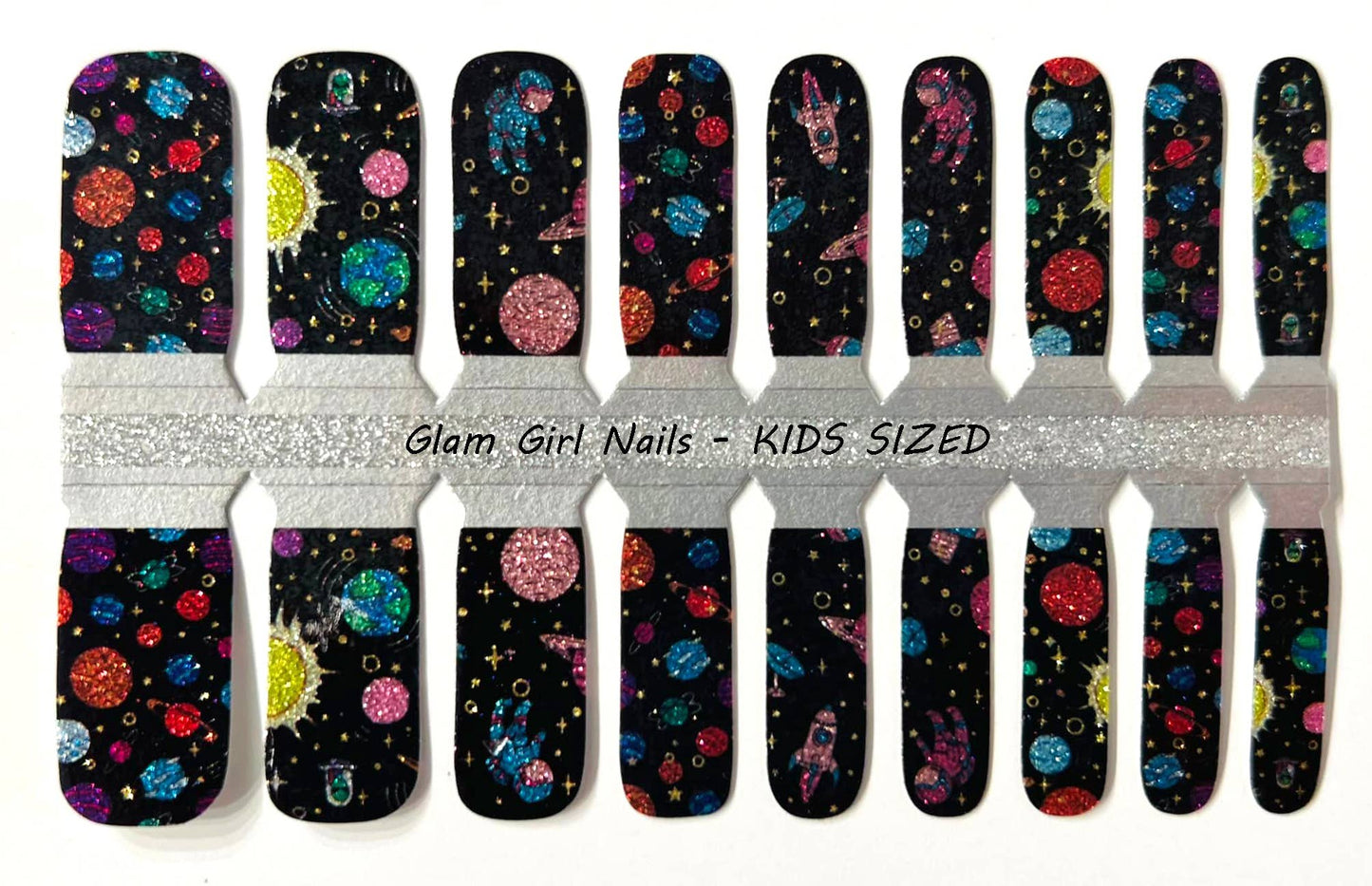 Solar System KIDS SIZED Nail Wraps