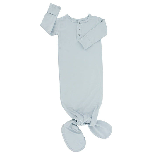 Knotted Gown- Powder Blue