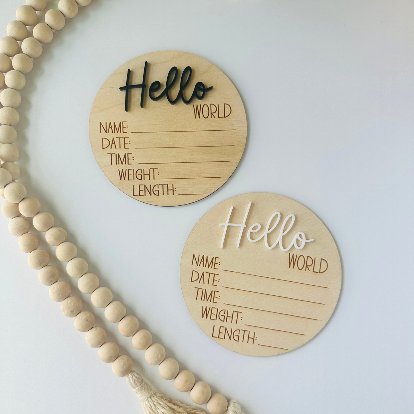 Hello World Birth Announcement