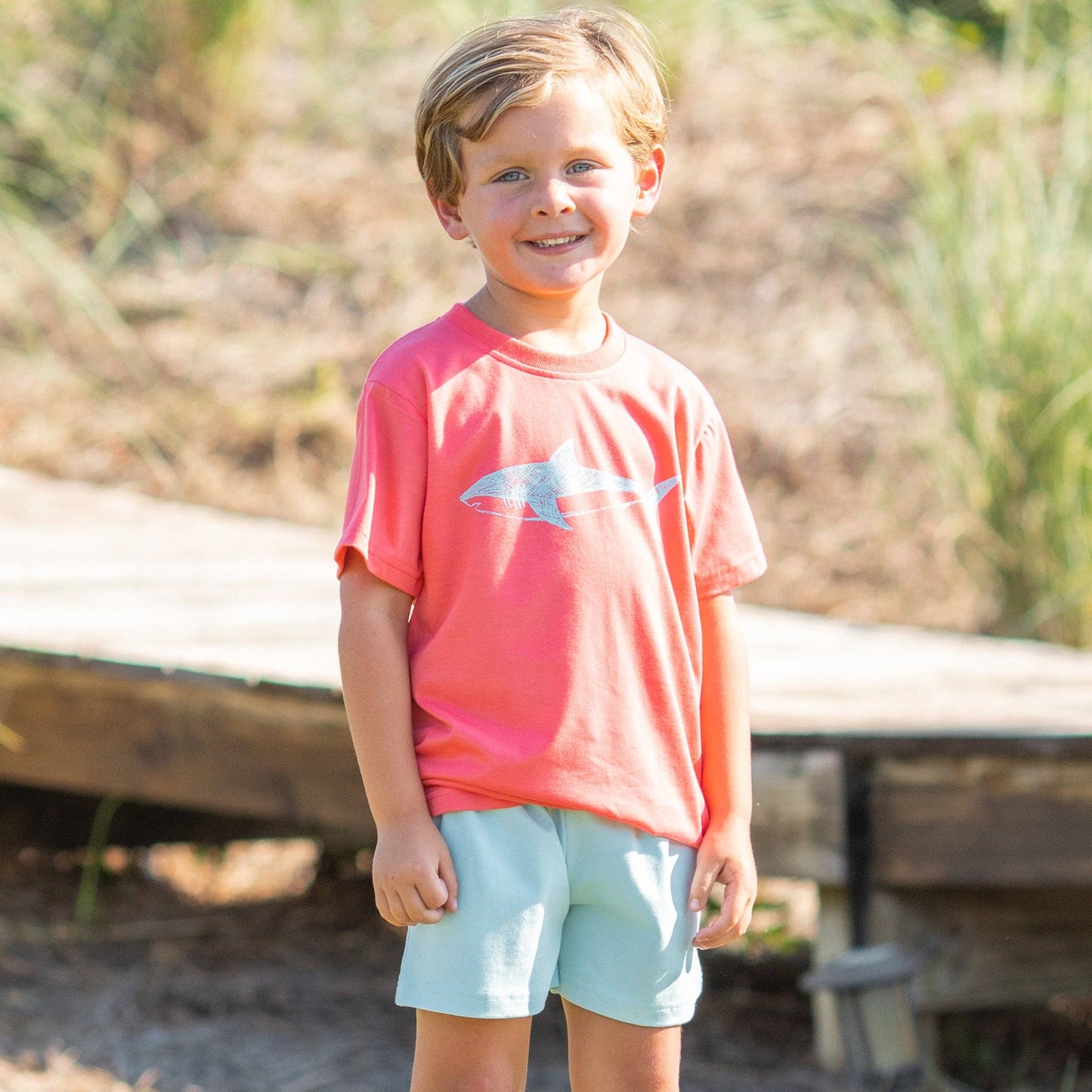 Miller Blue Knit Shorts
