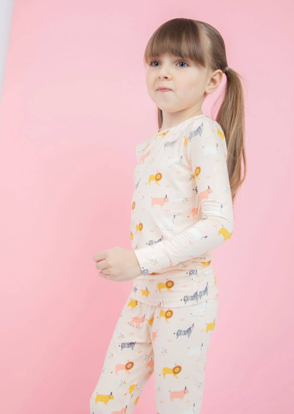 Kids Modal Bamboo Pajamas - Party Animals