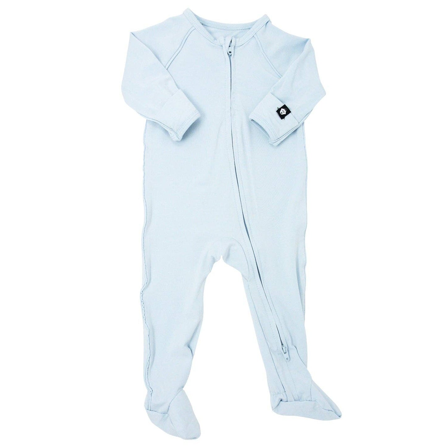 Zipper Footie - Bashful Blue