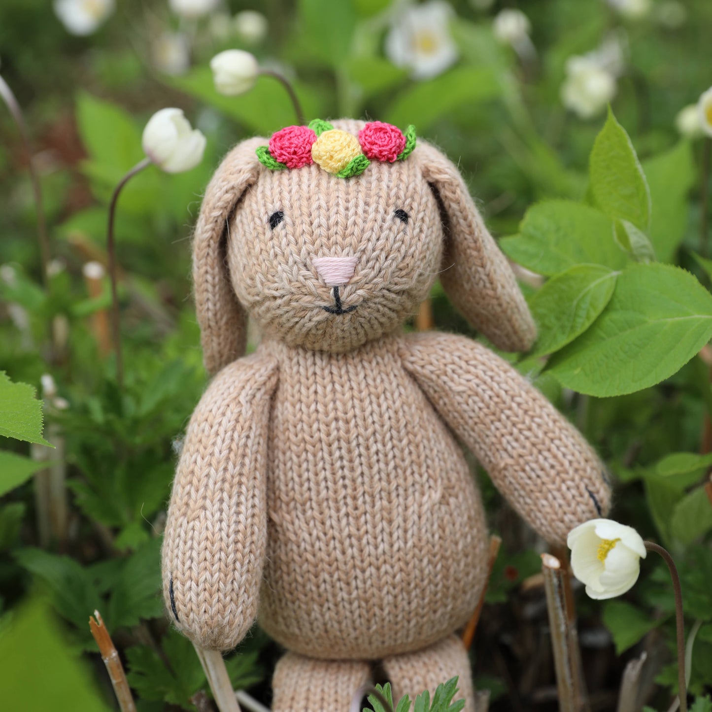 Bunny with Flowers