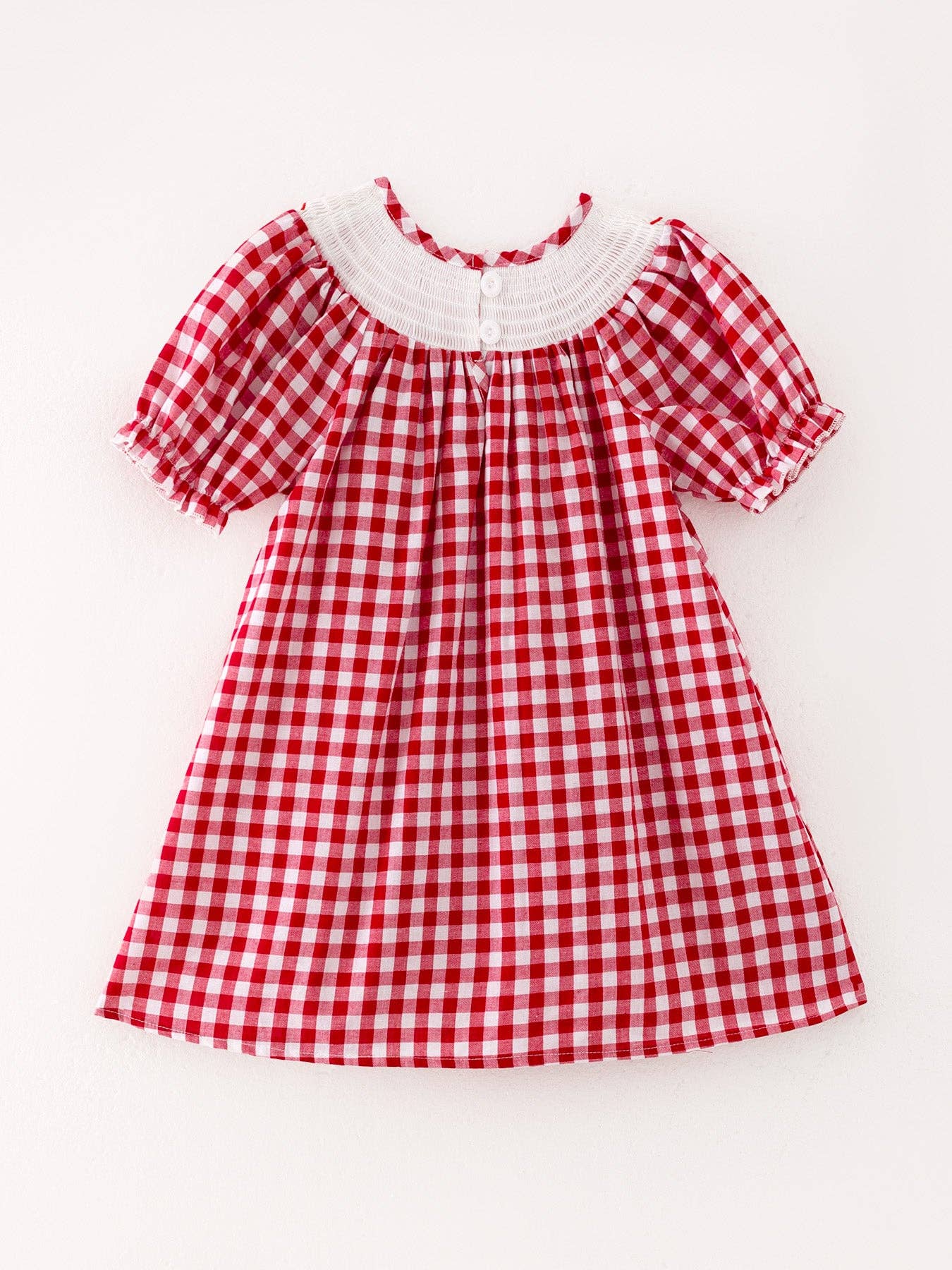 Christmas Tree Smocking Dress