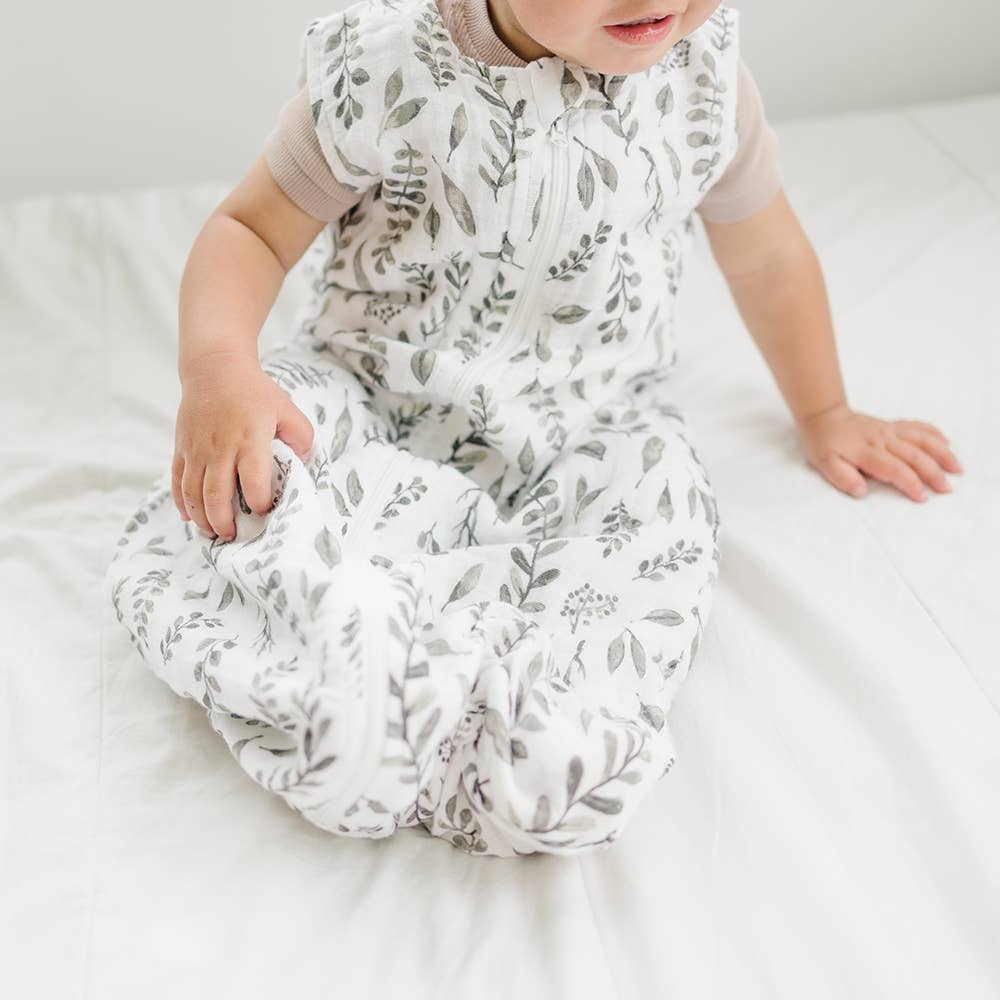 Leaves Classic Muslin Sleep Sack - 6-12M