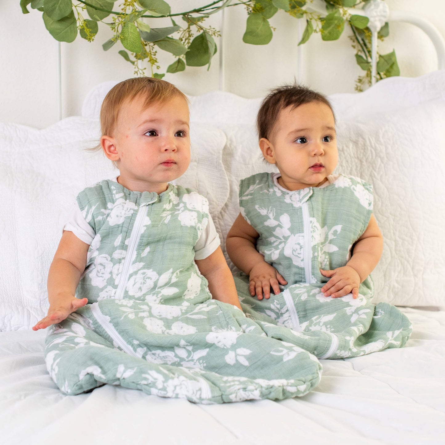 Vintage Floral  Muslin Sleep Sack - 6-12 Months