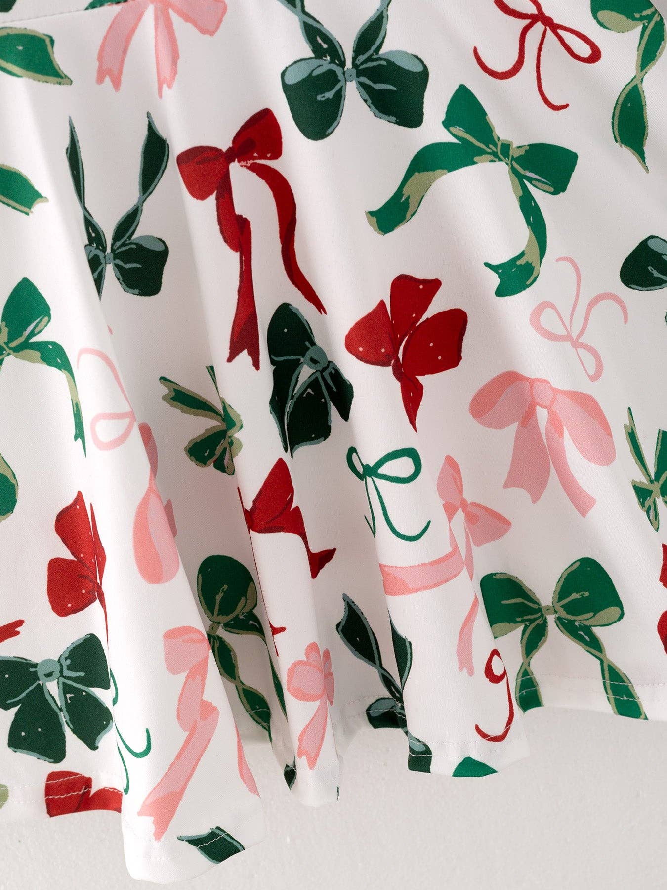 Girls Christmas Bow Dress