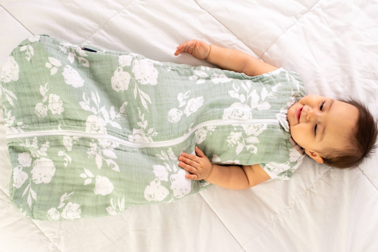 Vintage Floral  Muslin Sleep Sack - 6-12 Months