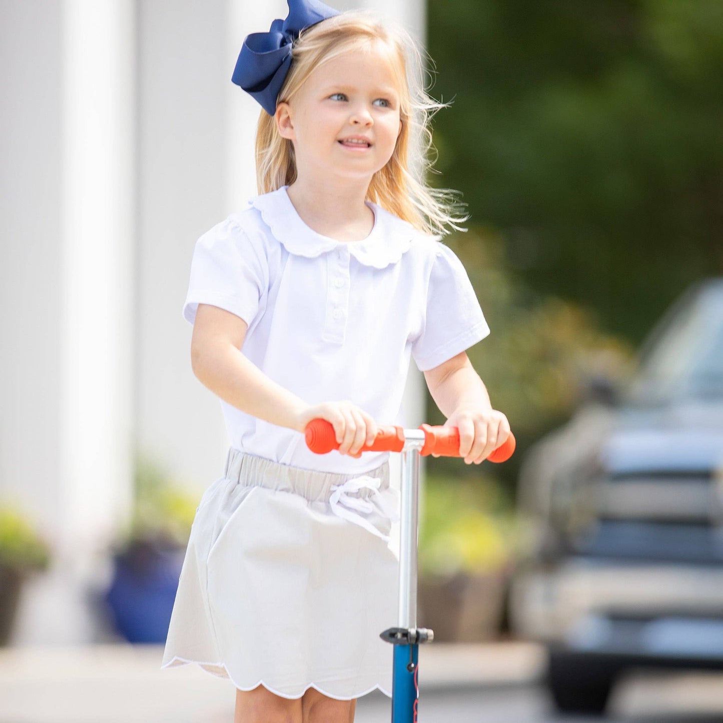 Classic Khaki Back to School Skort