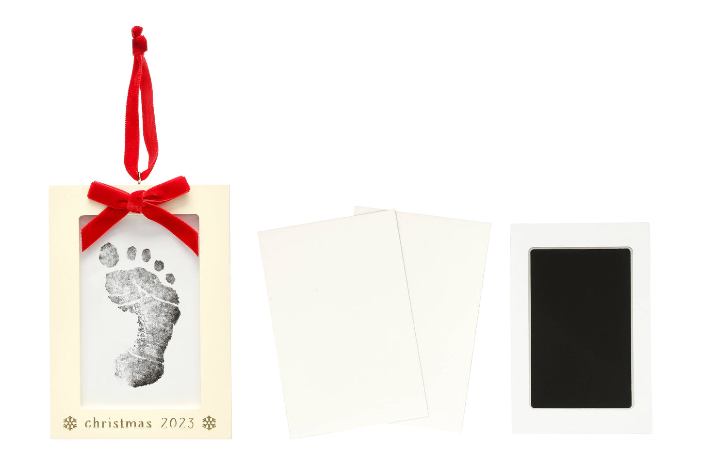Baby's Print Christmas Ornament Kit with Clean-Touch Ink Pad