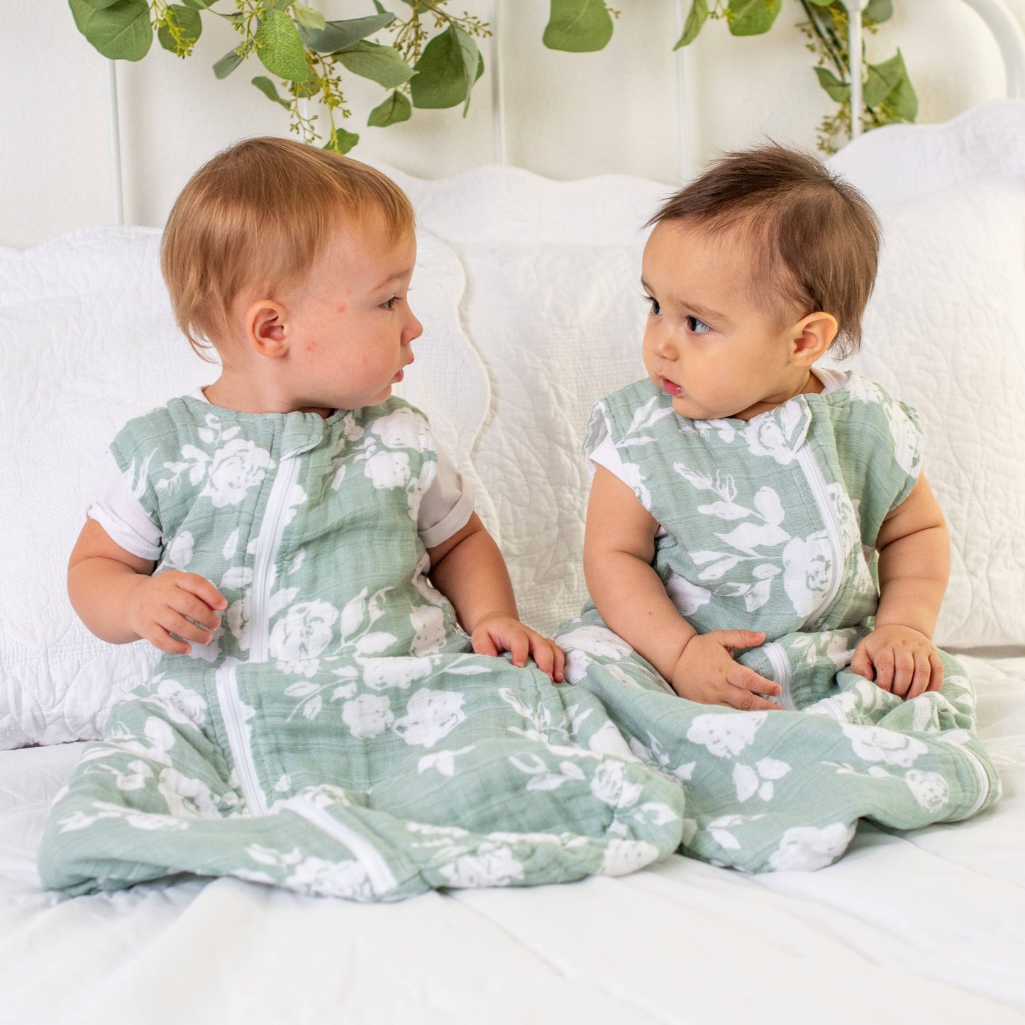 Vintage Floral  Muslin Sleep Sack- 12-24 Months
