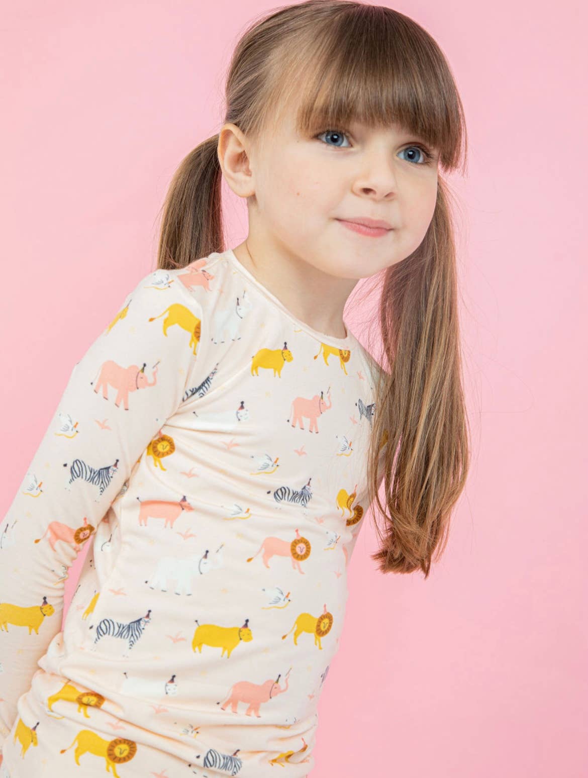 Kids Modal Bamboo Pajamas - Party Animals