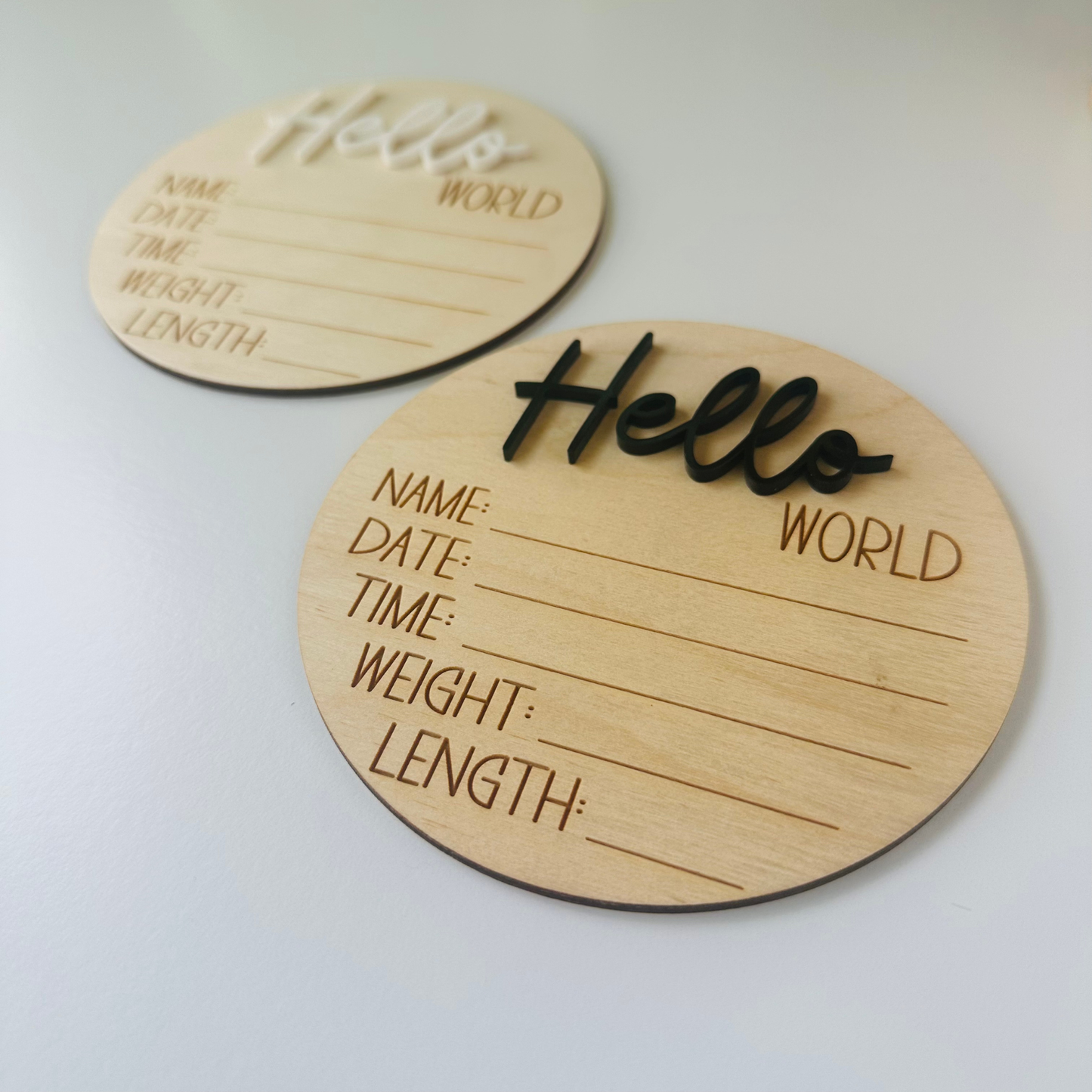Hello World Birth Announcement