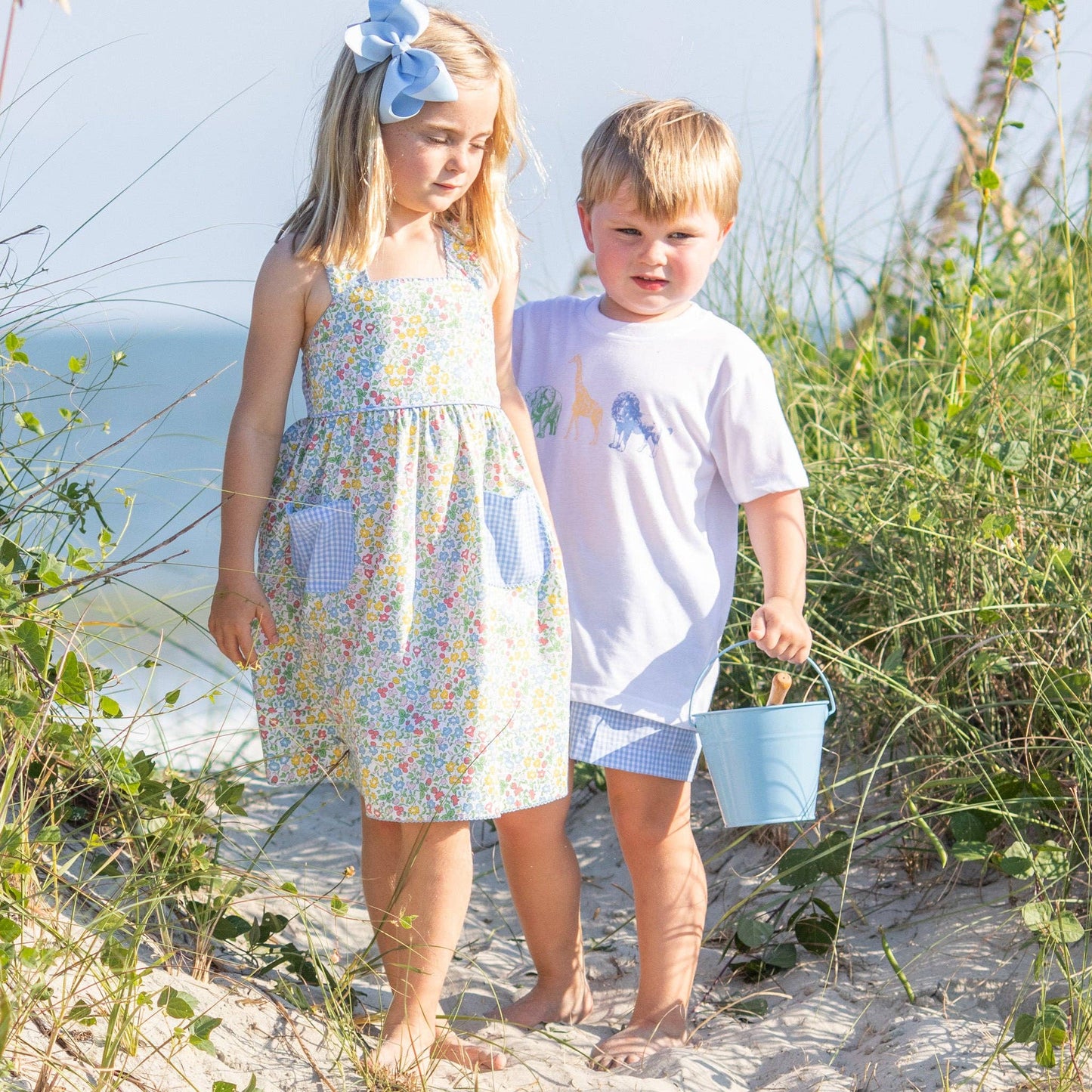 Sunny Floral Bow Back Dress