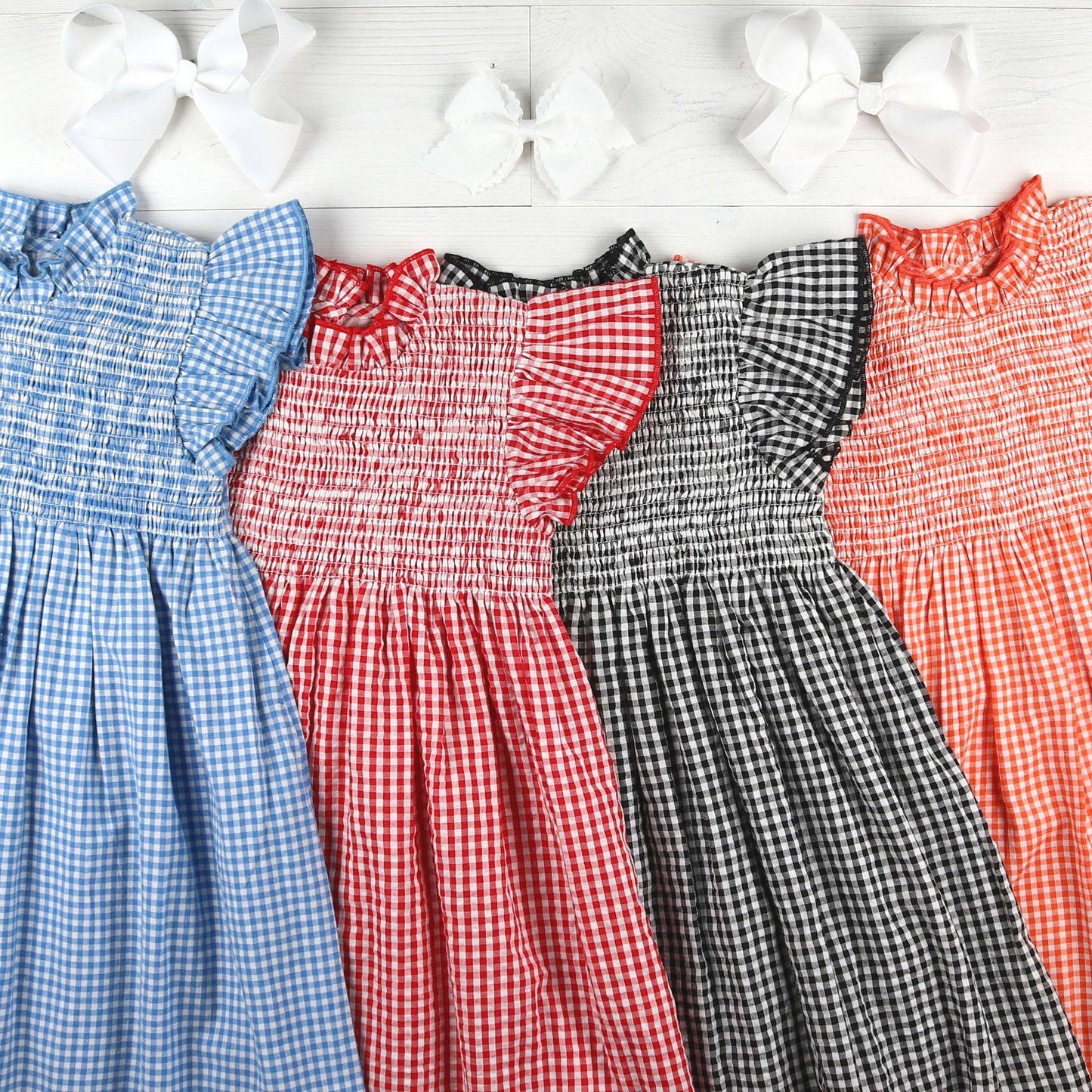 Gameday Girls Dress - Red Check