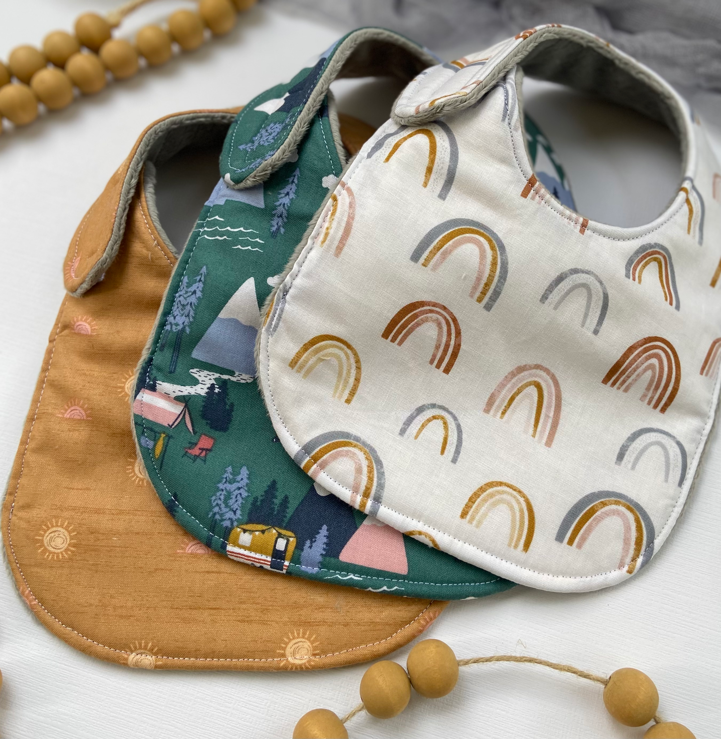 Campers Under the Rainbow bib