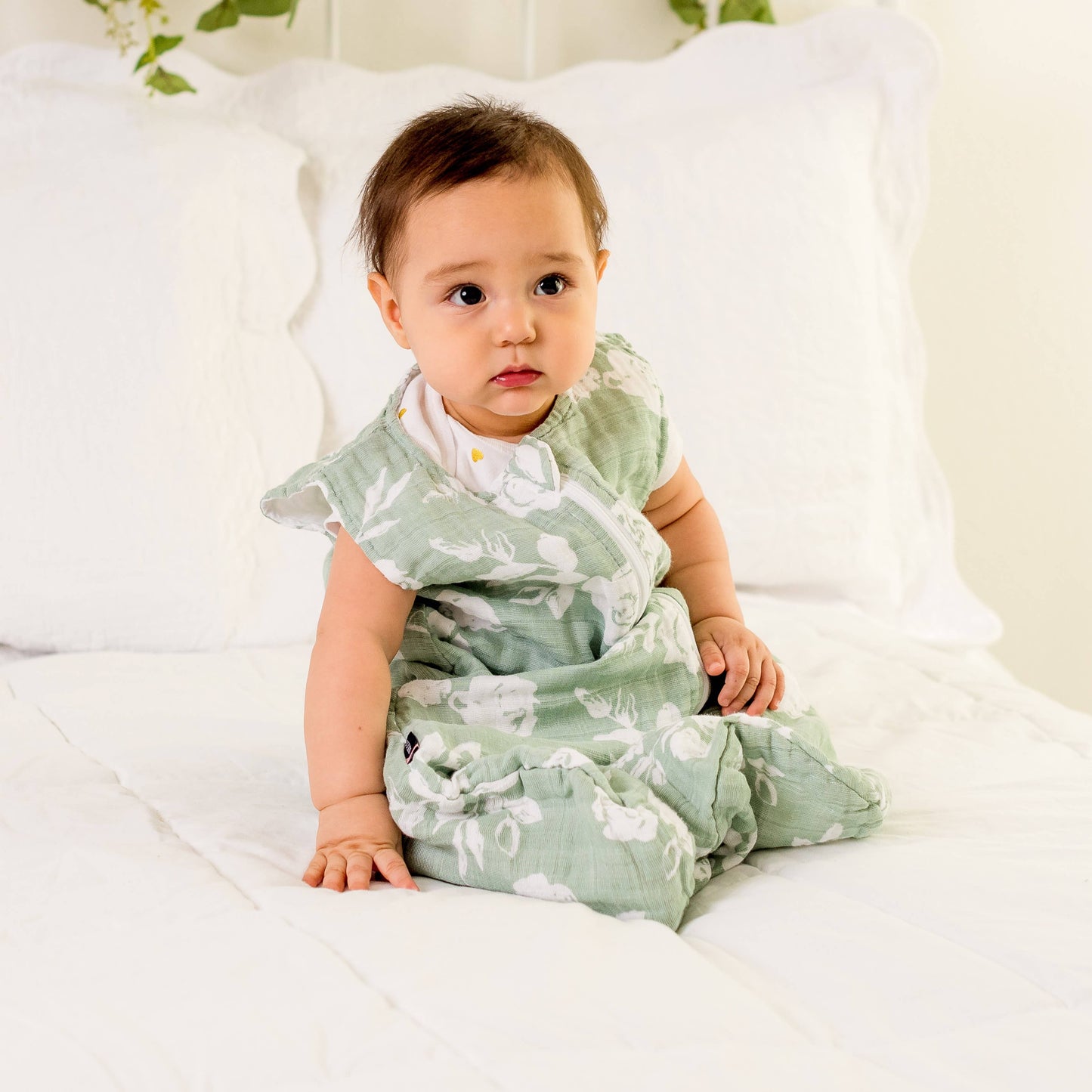 Vintage Floral  Muslin Sleep Sack - 6-12 Months