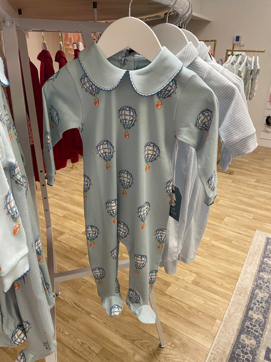 Boys Playsuit Hot Air Balloon