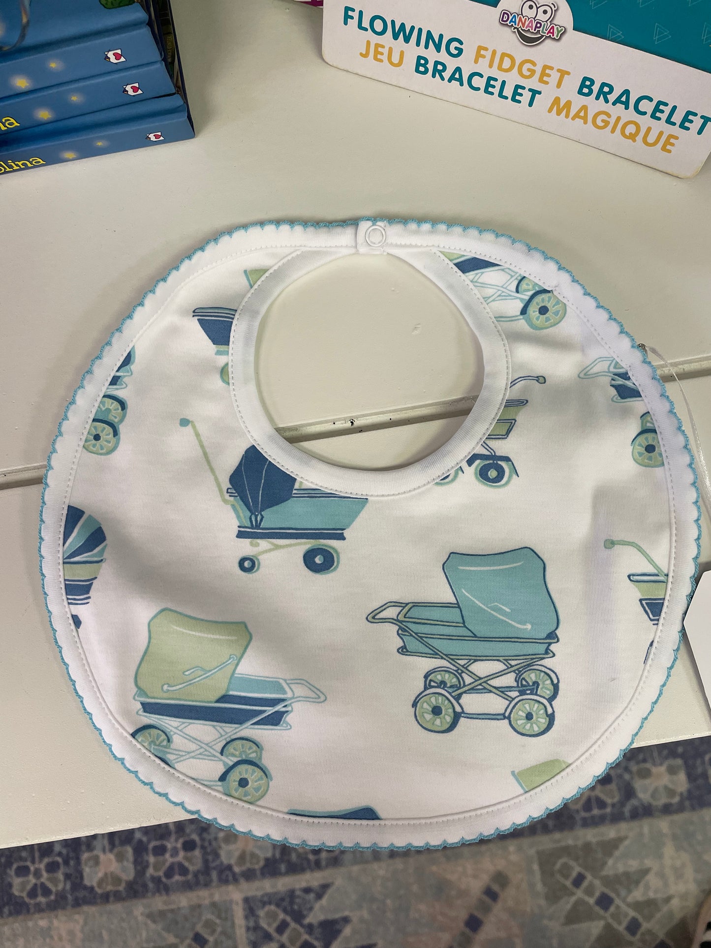Heyward House Blue Pram Bib