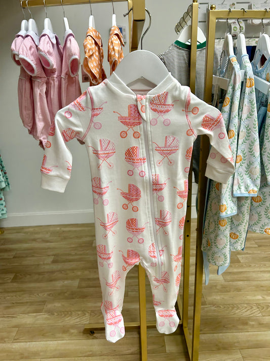 Footed Pajama Pink Pram