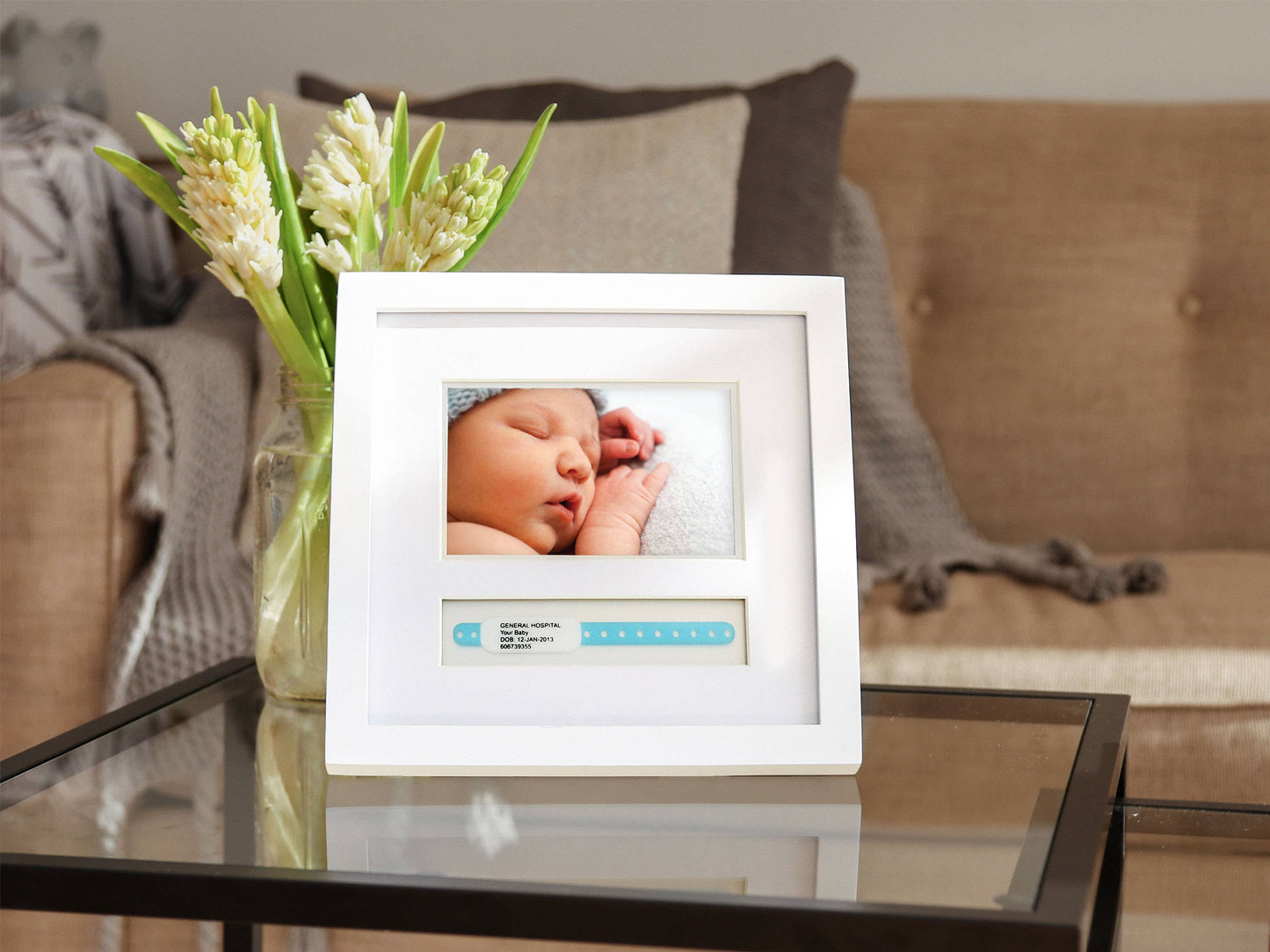 Baby Hospital ID Bracelet Picture Frame