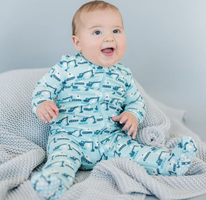 Baby Modal Bamboo Sleeper - Diggin' It Construction