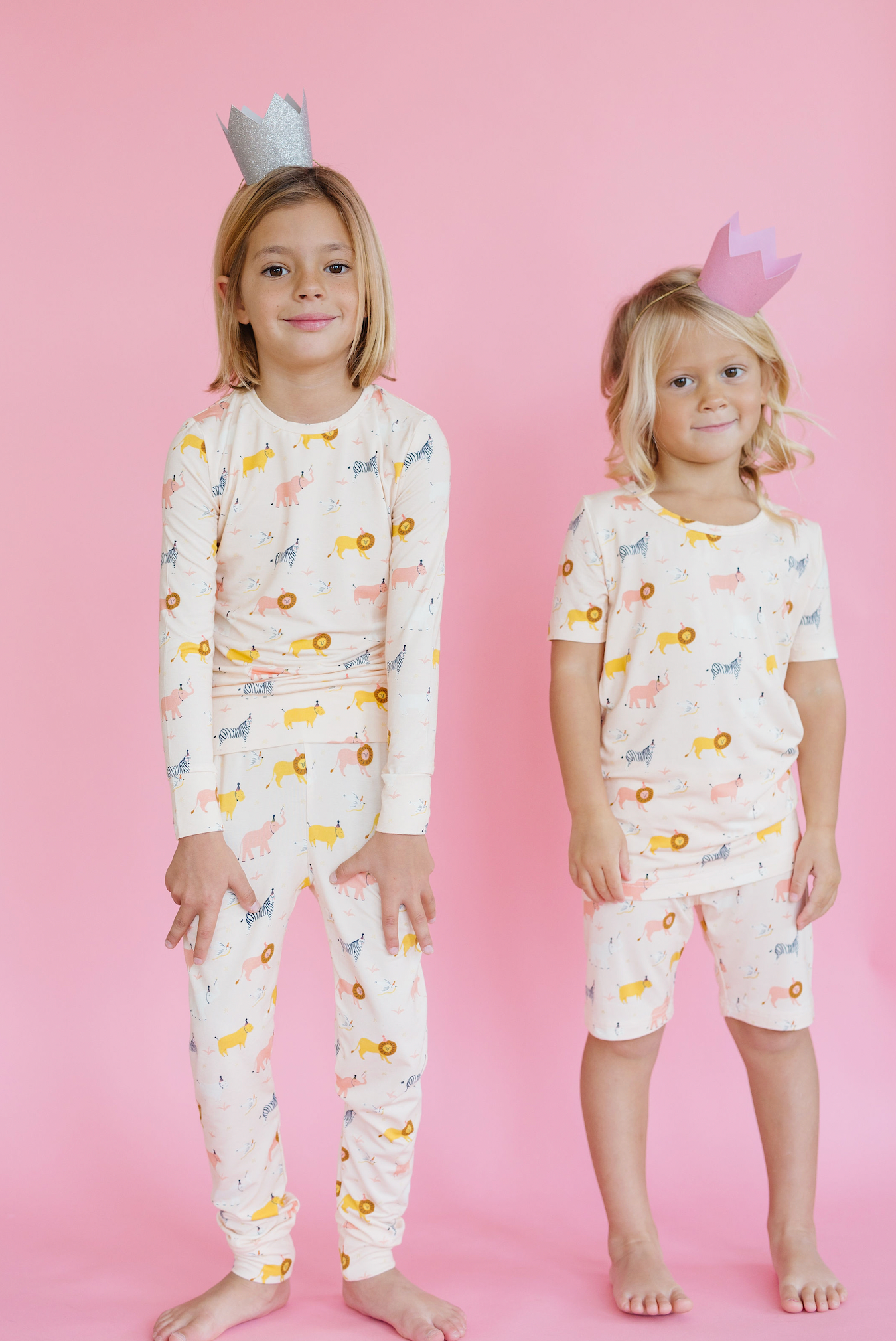 Kids Modal Bamboo Pajamas - Party Animals
