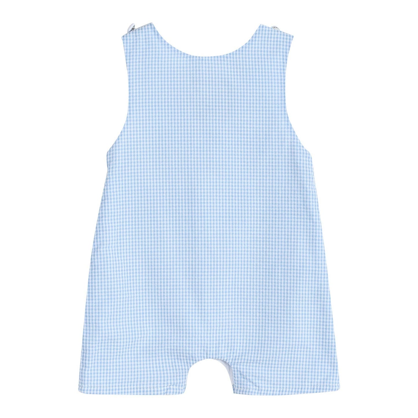 Gingham Bunny Smocked Shortalls