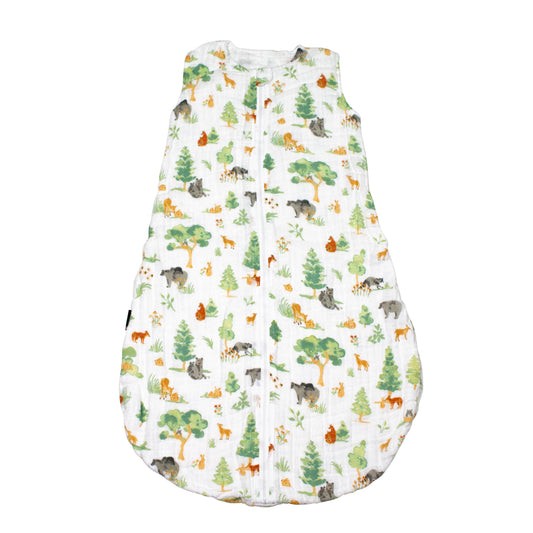 Forest Friends Muslin Sleep Sack - 6-12 Months