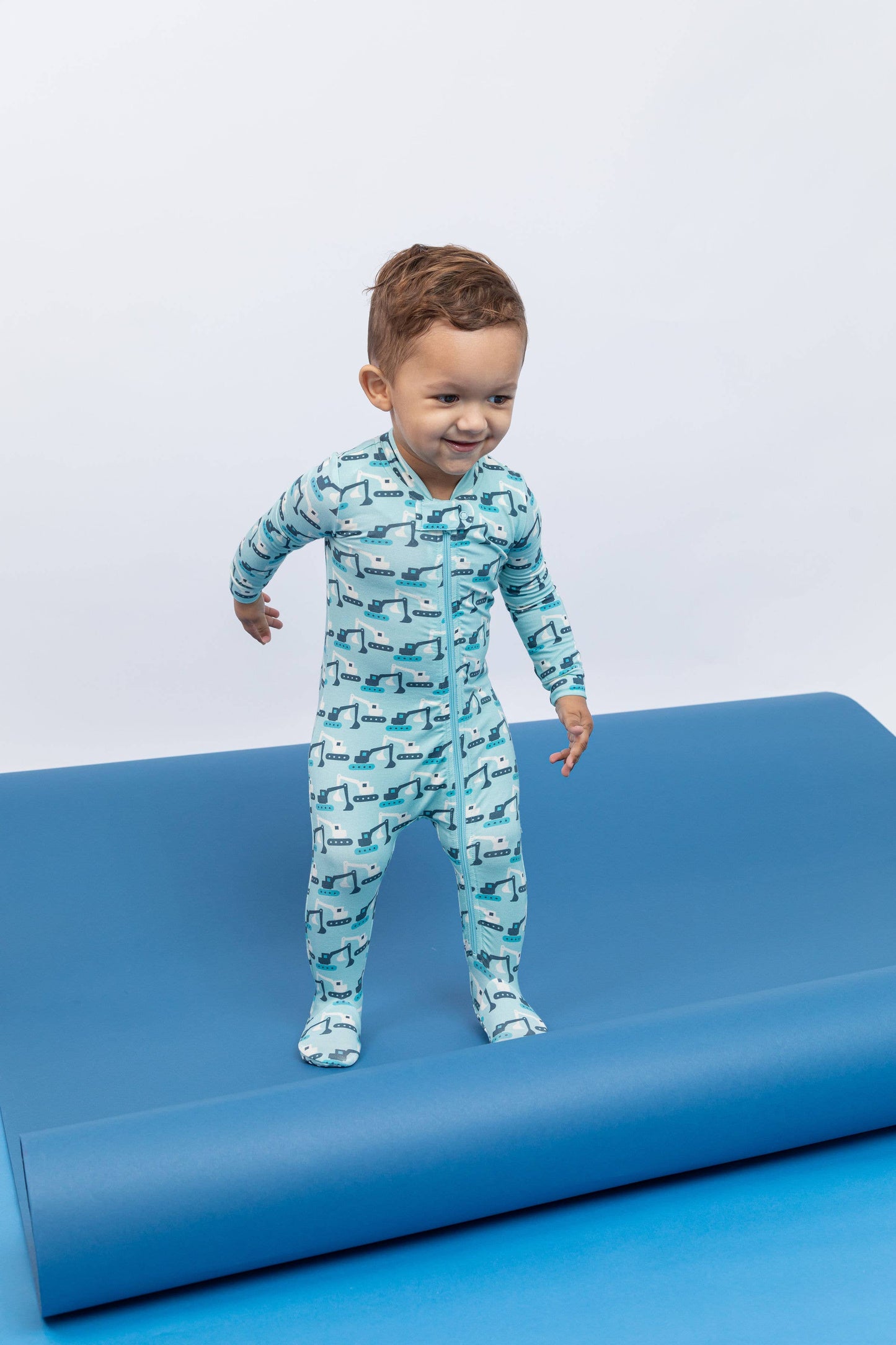 Baby Modal Bamboo Sleeper - Diggin' It Construction
