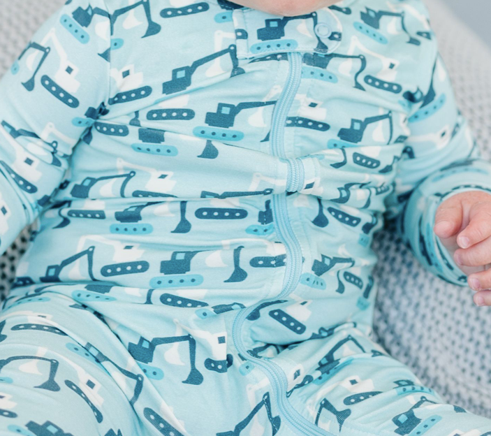 Baby Modal Bamboo Sleeper - Diggin' It Construction
