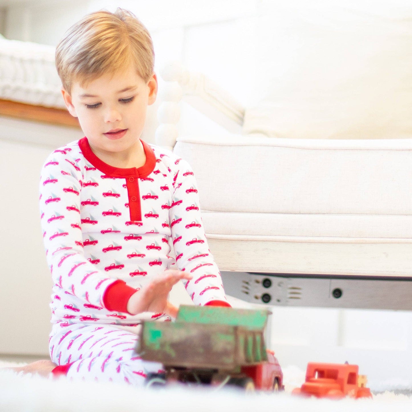 Christmas Trucks Pima Loungewear