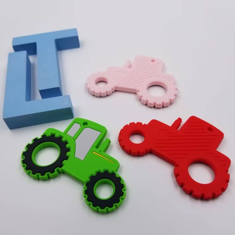 Silicone Tractor Teething Toy