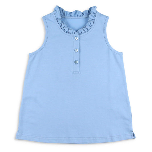 Girls Ruffle Polo