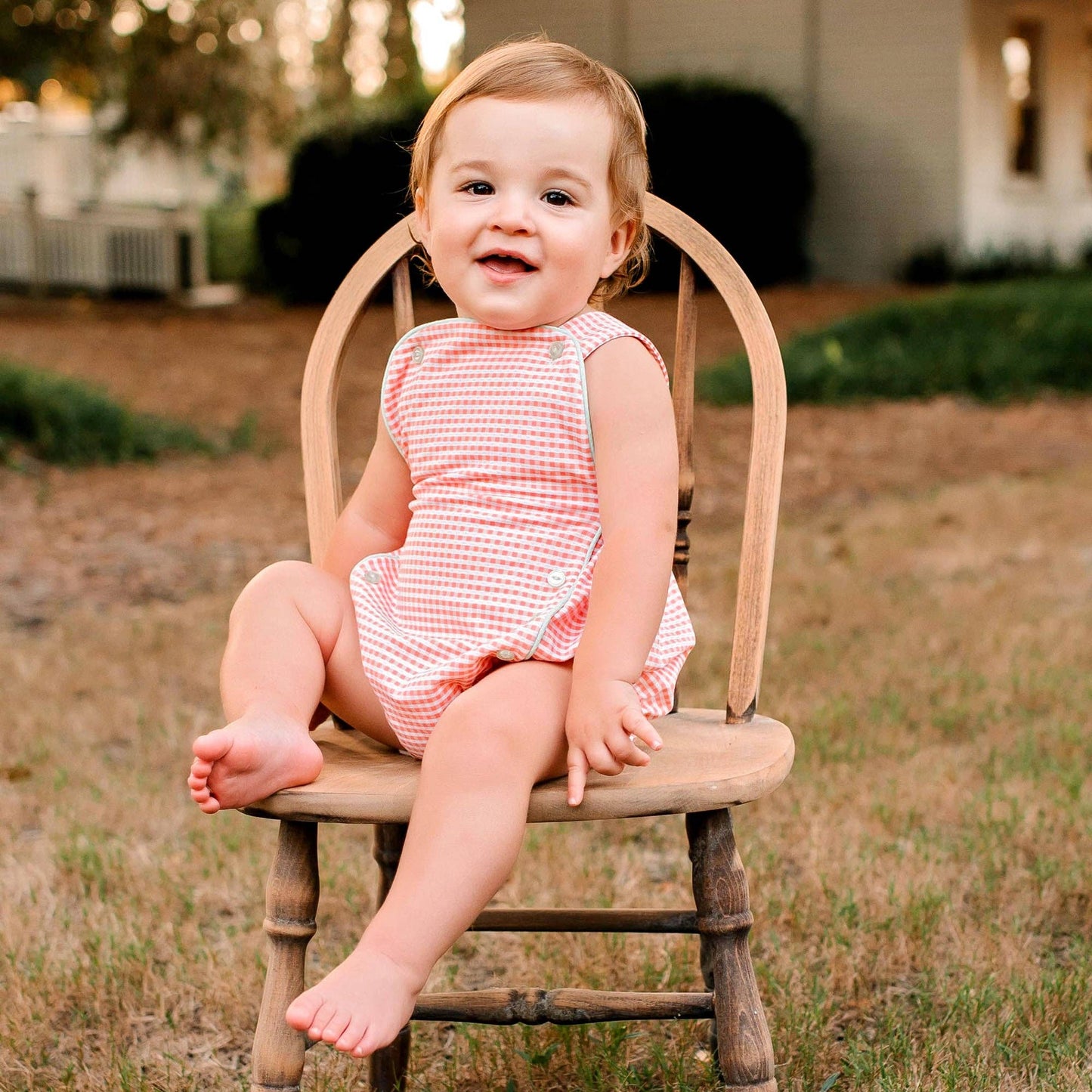 Picnic Check Romper