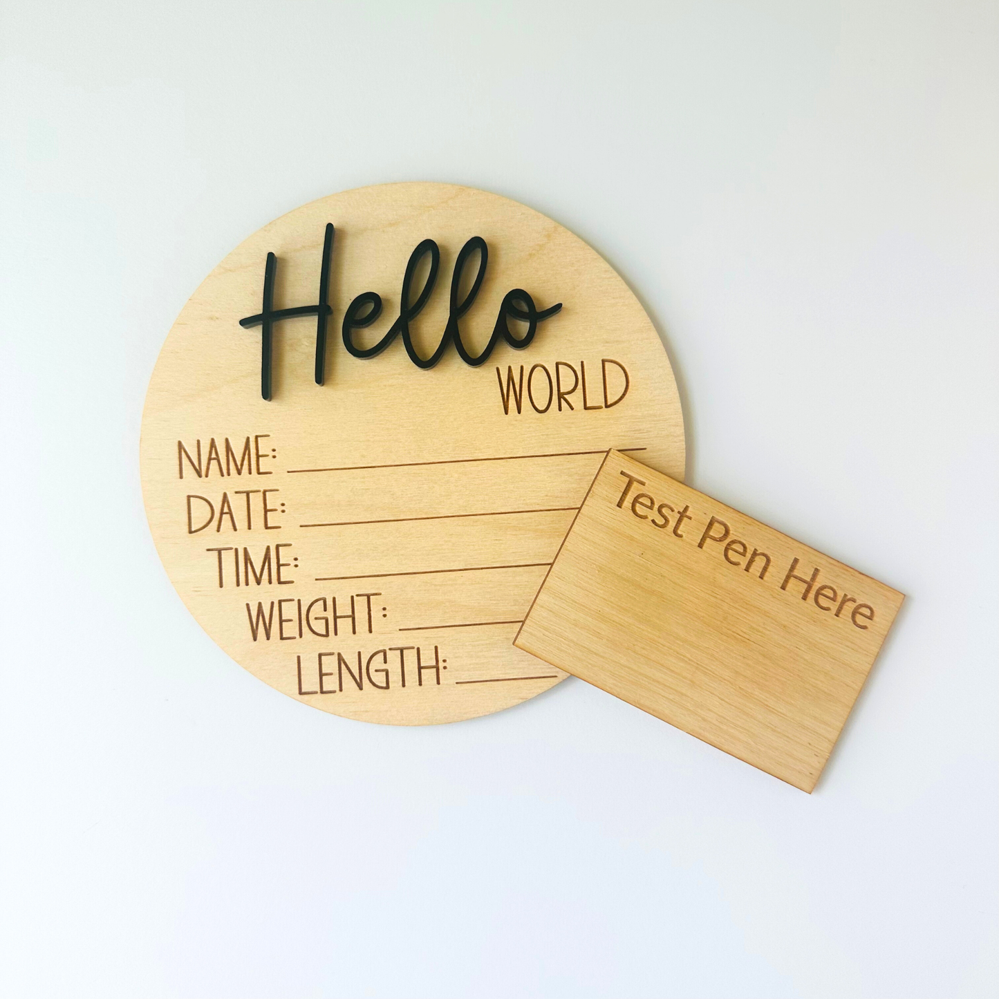 Hello World Birth Announcement