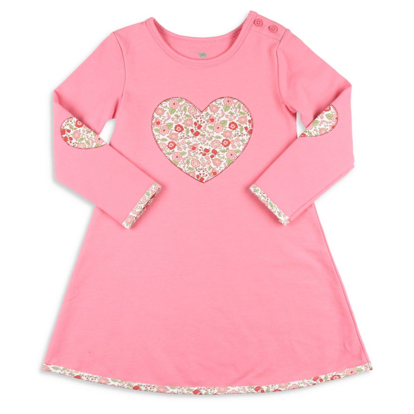 Sweatshirt Dress - Hearts