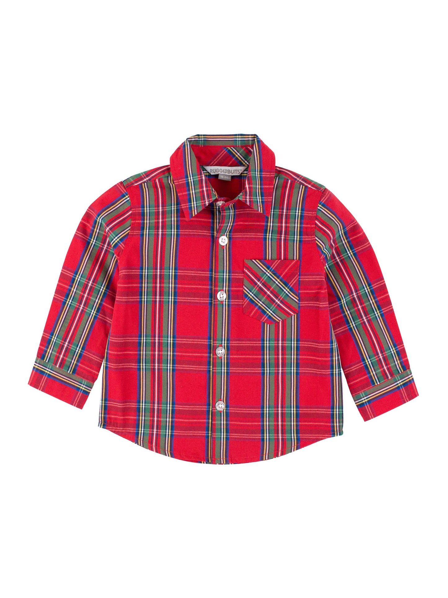 Boys Plaid Button Down