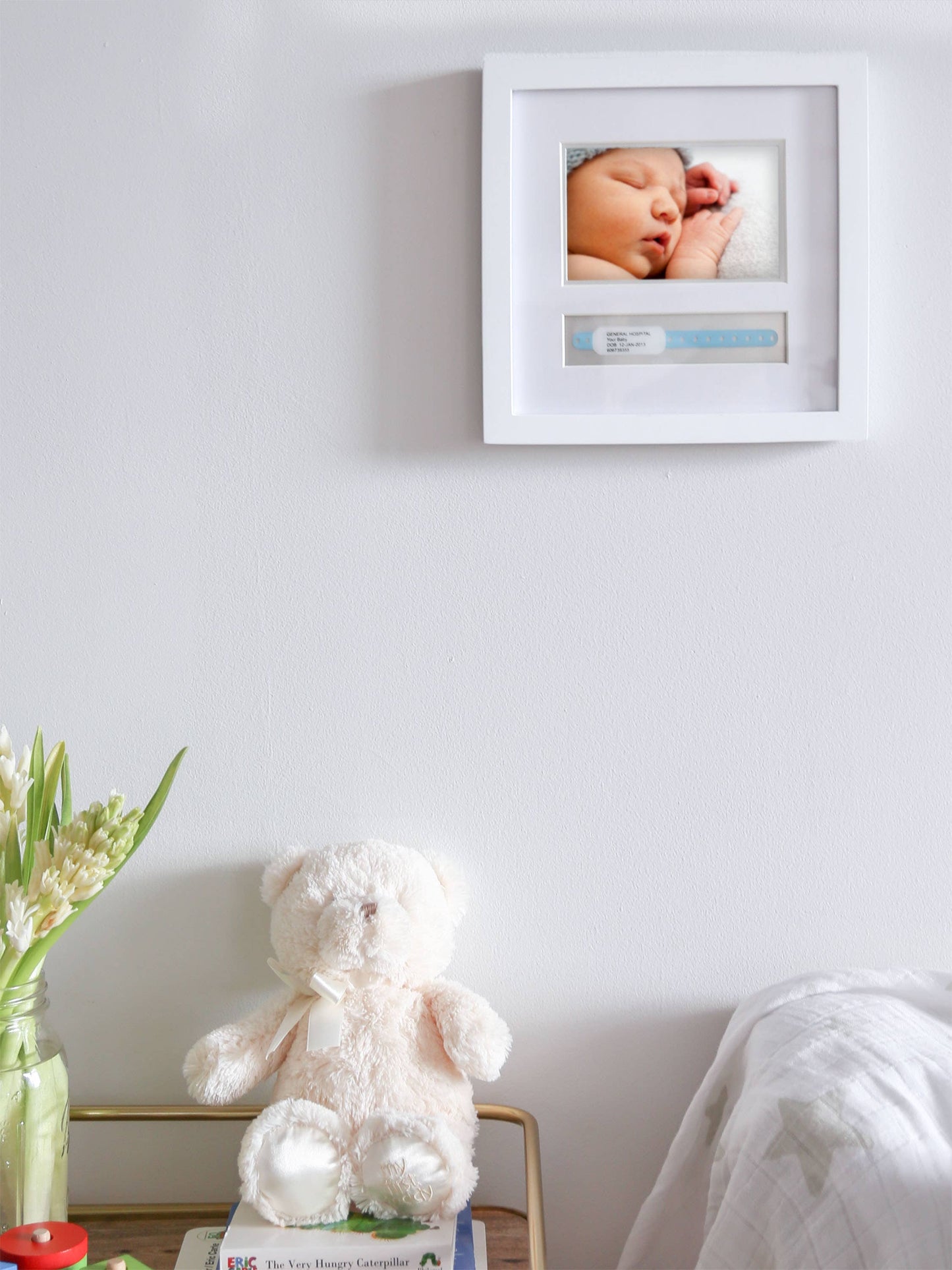 Baby Hospital ID Bracelet Picture Frame