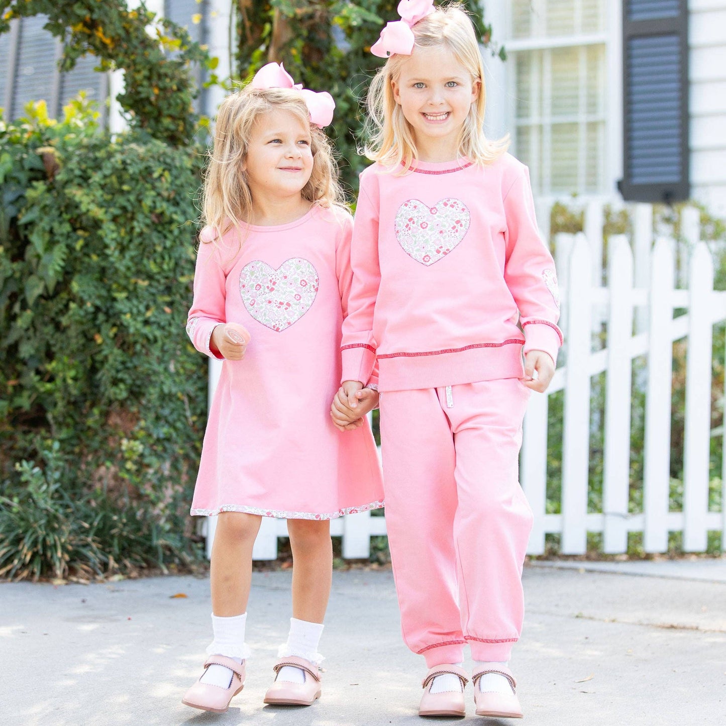 Sweatshirt Dress - Hearts