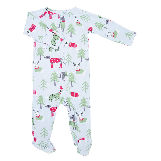 Zipper Footie - Cozy Pups