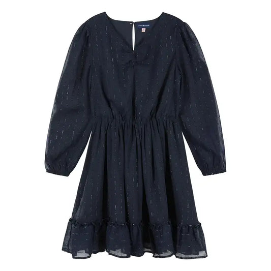 Starry Elegance Lurex Dress- Tween!